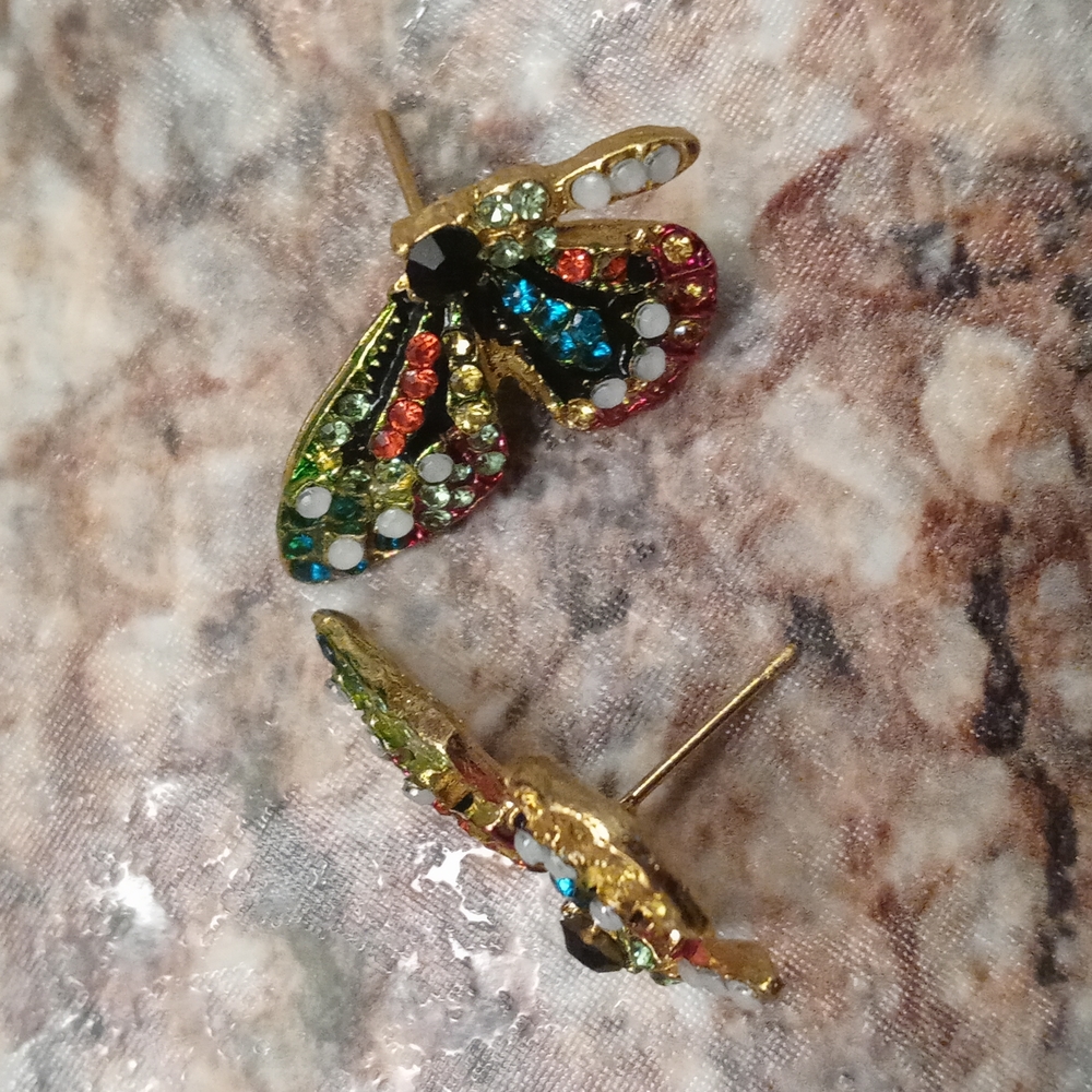 Butterfly earrings - Picture 4 of 4
